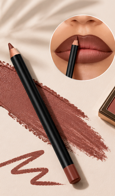 Crayon a levres marrons